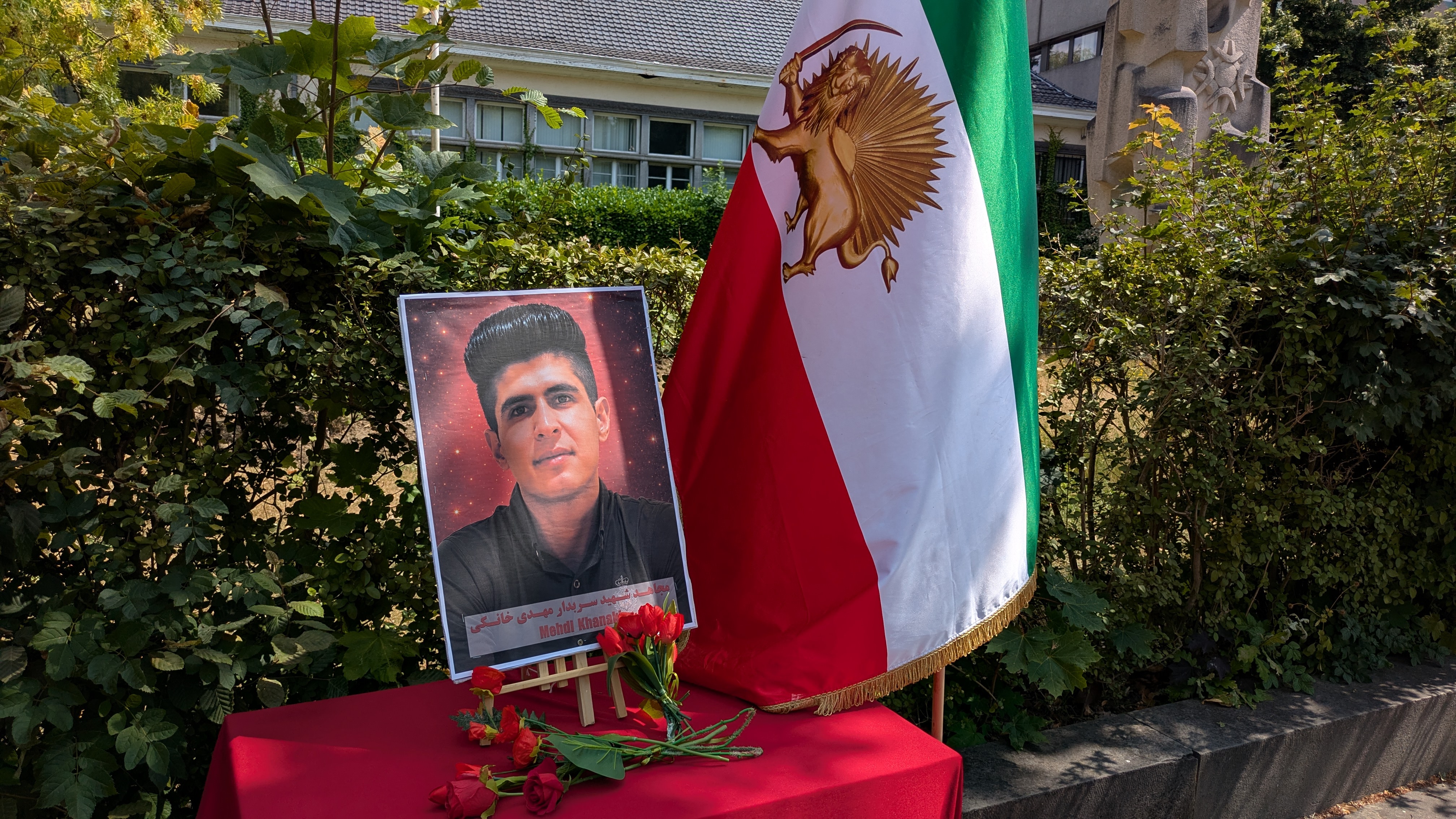 Protestbijeenkomst in Brussel tegen de Golf van Executies en Onderdrukking in Iran
